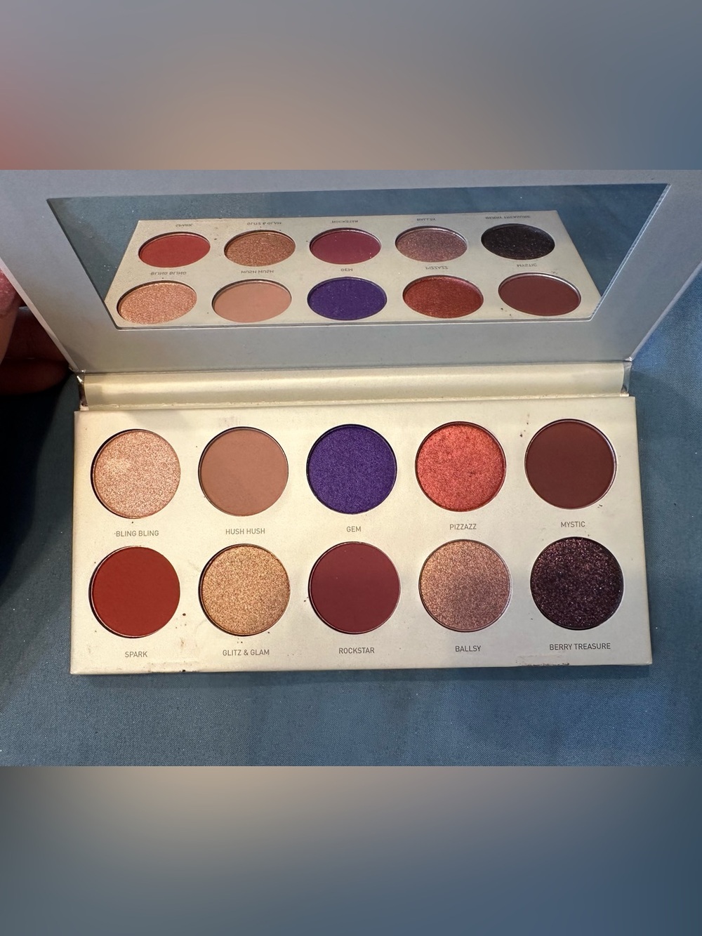 Jaclyn hill morphe  Purple Gem & Copper Shimmer Eyeshadow Palette - Women Makeup